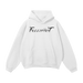 Freespiritsociety Oversized White Hoodie 100% Cotton Heavy weight material 400gsm