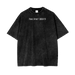 Freespiritsociety Acid Washed Tee Shirt Black 100% Cotton Heavy weight material 320gsm